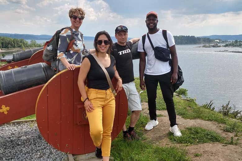 Desfrutando da excursão