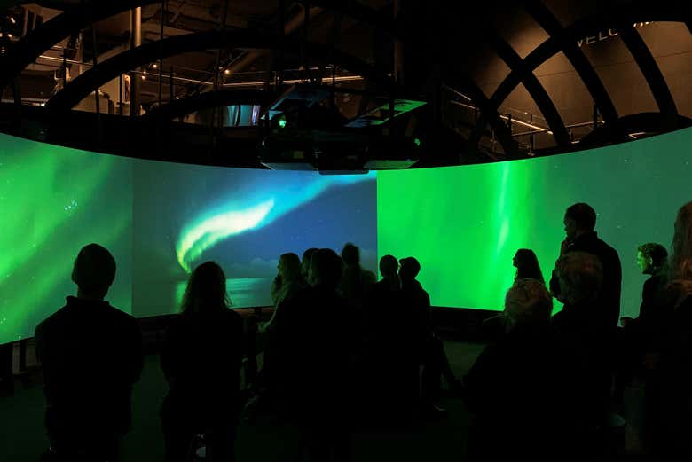 Auroras boreais no The Viking Planet