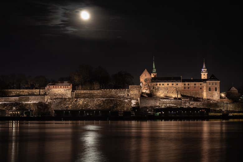 Panorâmica da fortaleza de Akershus